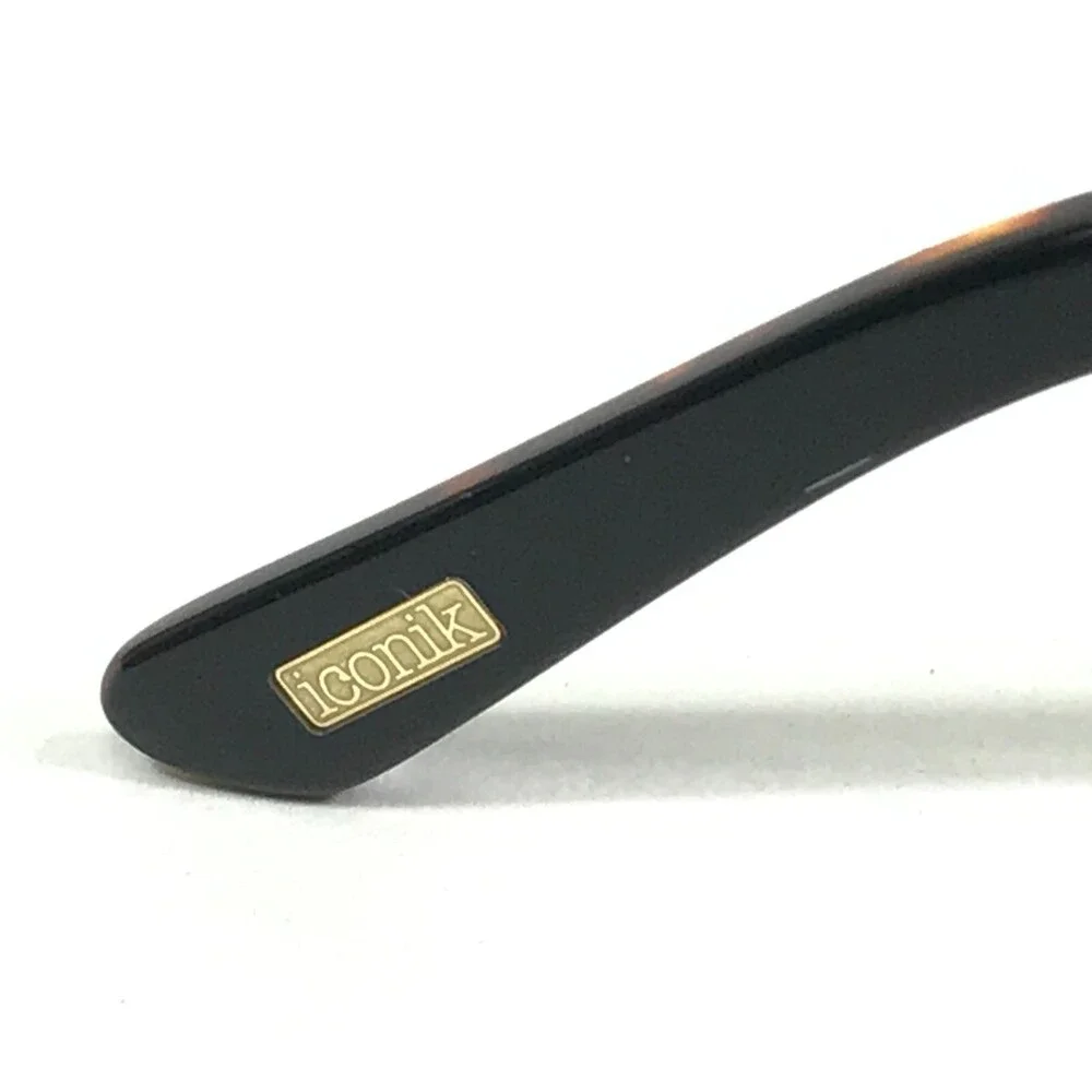 Iconik Eyeglasses Frames Blair C02 Brown Cat Eye Full Rim 54-14-140